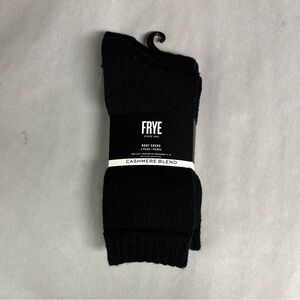 New Frye Socks Women’s 2 Pair Black Cashmere Blend Boot Socks Casual Activewear